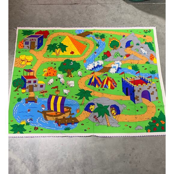 The Beginner's Bible, Play Mat, Fabric Panel, Bible stories, Sunday school, - Picture 1 of 4